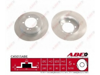 C45015ABE ABE - Тормозной диск - Autoyamato