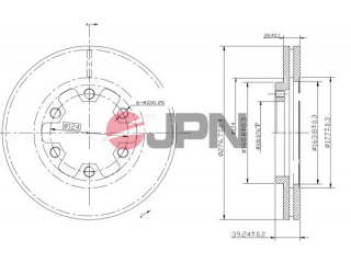 30H1024JPN JPN - Тормозной диск - Autoyamato