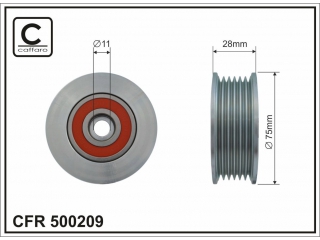 500209 CAFFARO - Ролик генератора - Autoyamato