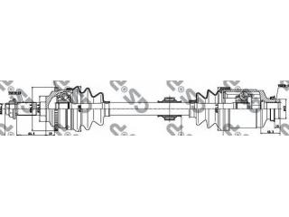 299064 GSP - Полуось - Autoyamato