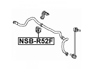 Резинка стабилизатора NSBR52F (FEBEST)