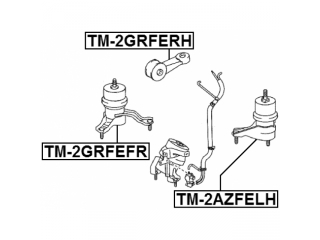 Подушка двигателя TM2GRFERH (FEBEST)