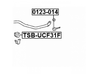 Резинка стабилизатора TSBUCF31F (FEBEST)