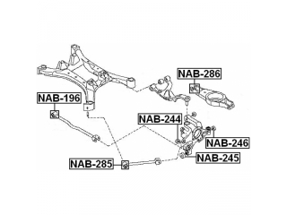 Сайлентблок NAB286 (FEBEST)