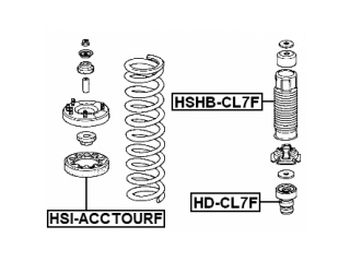 Пыльник амортизатора HSHBCL7F (FEBEST)