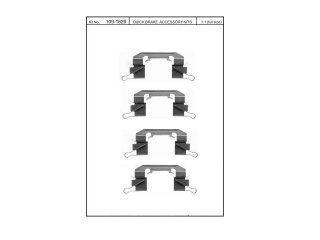 1091626 QUICK BRAKE (OJD) - Установочный набор тормозных колодок - Autoyamato