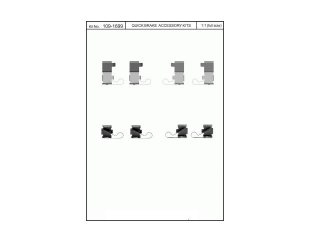 1091699 QUICK BRAKE (OJD) - Установочный набор тормозных колодок - Autoyamato