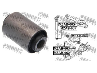 D25MZ305 RBI - Сайлентблок - Autoyamato