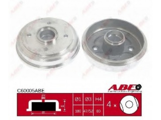 C60005ABE ABE - Тормозной барабан - Autoyamato