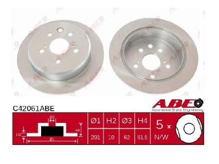 Тормозной диск C42061ABE (ABE)