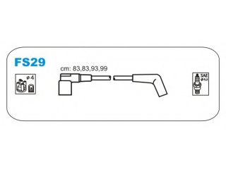 FS29 JANMOR - Провода свечные - Autoyamato