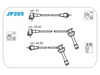 JP205 JANMOR - Провода свечные - Autoyamato