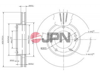 Тормозной диск 30H0314JPN (JPN)