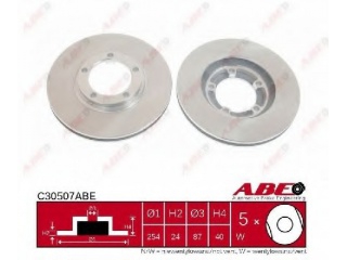 C30507ABE ABE - Тормозной диск - Autoyamato