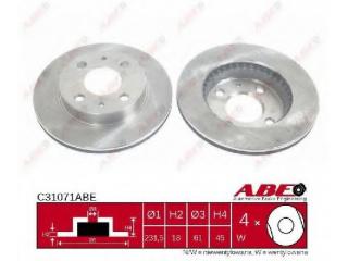 C31071ABE ABE - Тормозной диск - Autoyamato