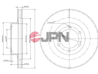 Тормозной диск 30h2100JPN (JPN)