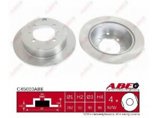 C45010ABE ABE - Тормозной диск - Autoyamato