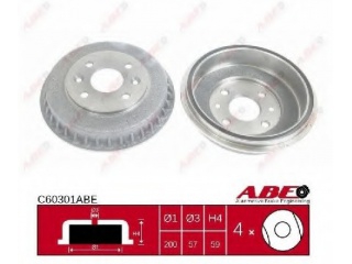 C60301ABE ABE - Тормозной барабан - Autoyamato