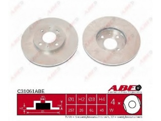 C31061ABE ABE - Тормозной диск - Autoyamato