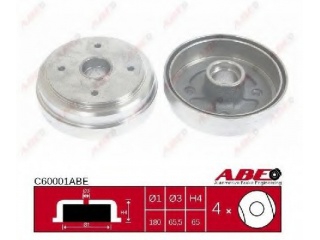 C60002ABE ABE - Тормозной барабан - Autoyamato