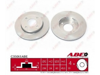 C35061ABE ABE - Тормозной диск - Autoyamato
