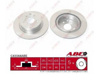 C41044ABE ABE - Тормозной диск - Autoyamato