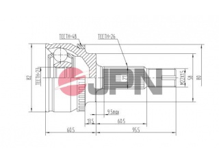 Граната 10P2057JPN (JPN)