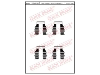 1091199 QUICK BRAKE (OJD) - Установочный набор тормозных колодок - Autoyamato