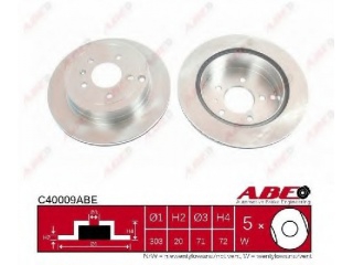 C40009ABE ABE - Тормозной диск - Autoyamato