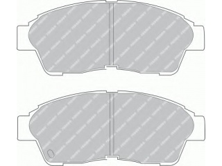 FDB867 FERODO - Тормозные колодки - Autoyamato