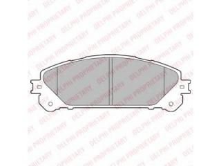 LP2201 DELPHI - Тормозные колодки - Autoyamato