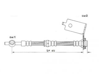 QB50.819 QUICK BRAKE (OJD) - Шланг тормозной - Autoyamato
