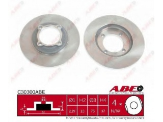 C30300ABE ABE - Тормозной диск - Autoyamato