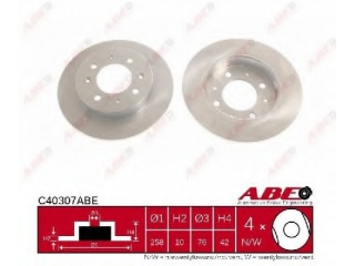 C40307ABE ABE - Тормозной диск - Autoyamato