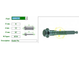 G088702 FRENKIT - Направляющие суппорта - Autoyamato