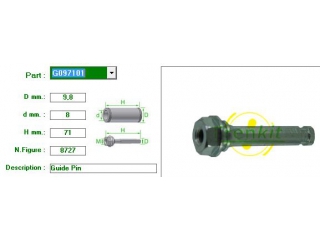 G097101 FRENKIT - Направляющие суппорта - Autoyamato