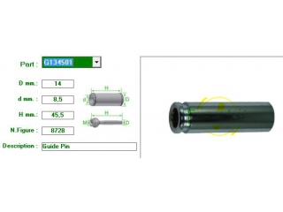 G134501 FRENKIT - Направляющие суппорта - Autoyamato