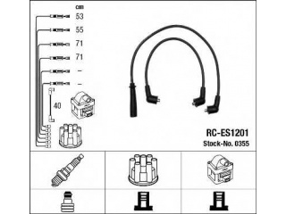 RCES1201 NGK - Провода свечные - Autoyamato