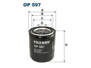 OP597 FILTRON - Фильтр масляный - Autoyamato