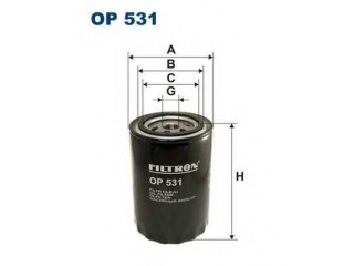 OP531 FILTRON - Фильтр масляный - Autoyamato