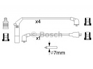 0986356813 BOSCH - Провода свечные - Autoyamato