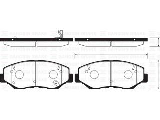 SP1237 SANGSIN - Тормозные колодки - Autoyamato