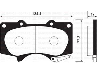 SP2033 SANGSIN - Тормозные колодки - Autoyamato