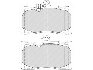 FDB4216 FERODO - Тормозные колодки - Autoyamato