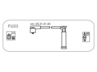FU23 JANMOR - Провода свечные - Autoyamato