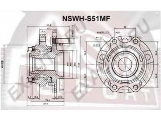 Ступица NSWHS51MF (ASVA)