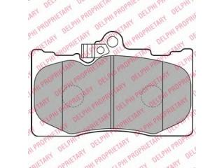 LP2122 DELPHI - Тормозные колодки - Autoyamato