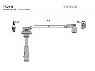 T521B TESLA - Провода свечные - Autoyamato