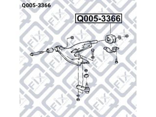 Сайлентблок&nbsp;Q0053366&nbsp;(Q-FIX)