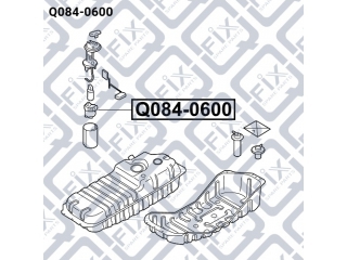 Фильтр топливный Q0840600 (Q-FIX)
